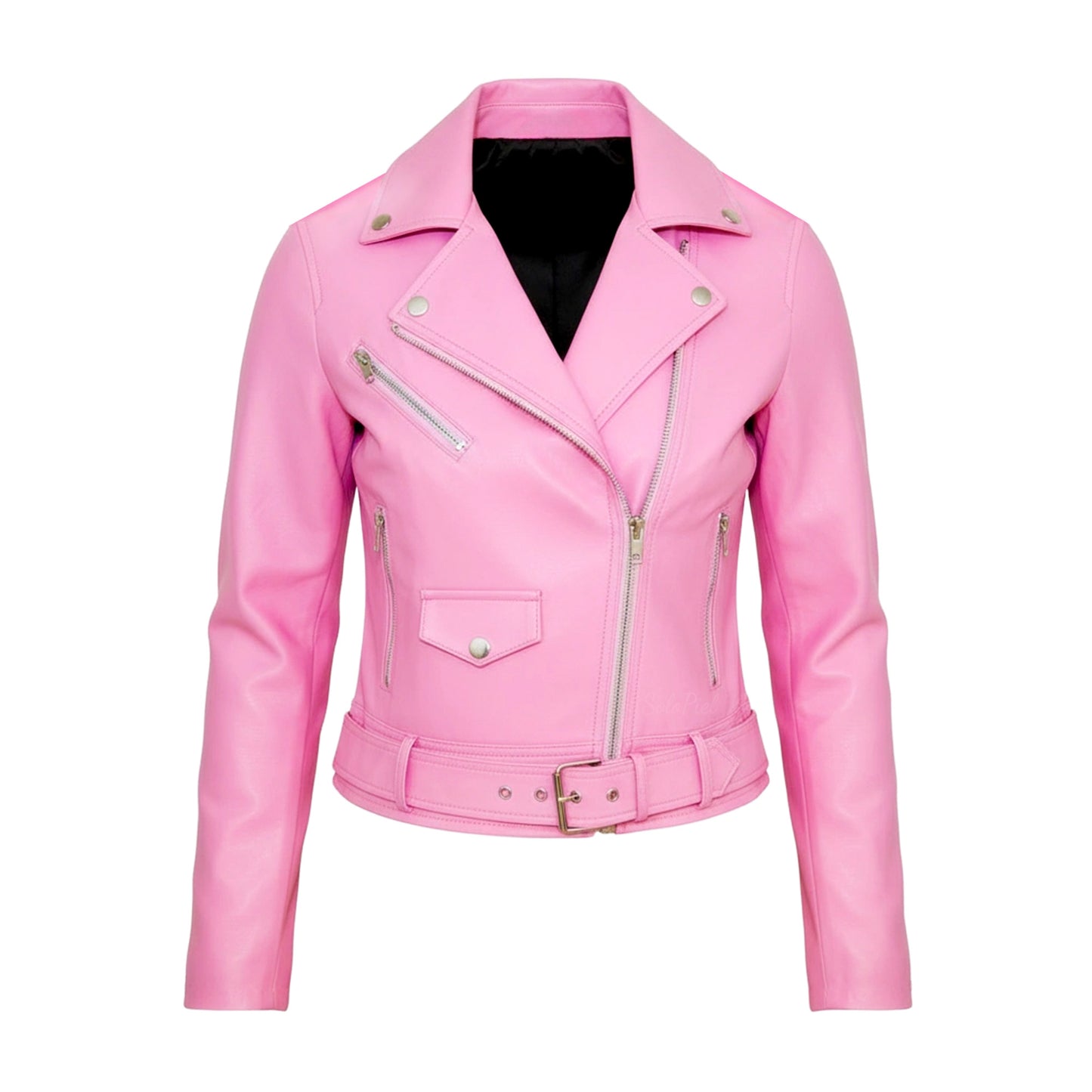 Chamarra de Piel Para Dama Rockerita