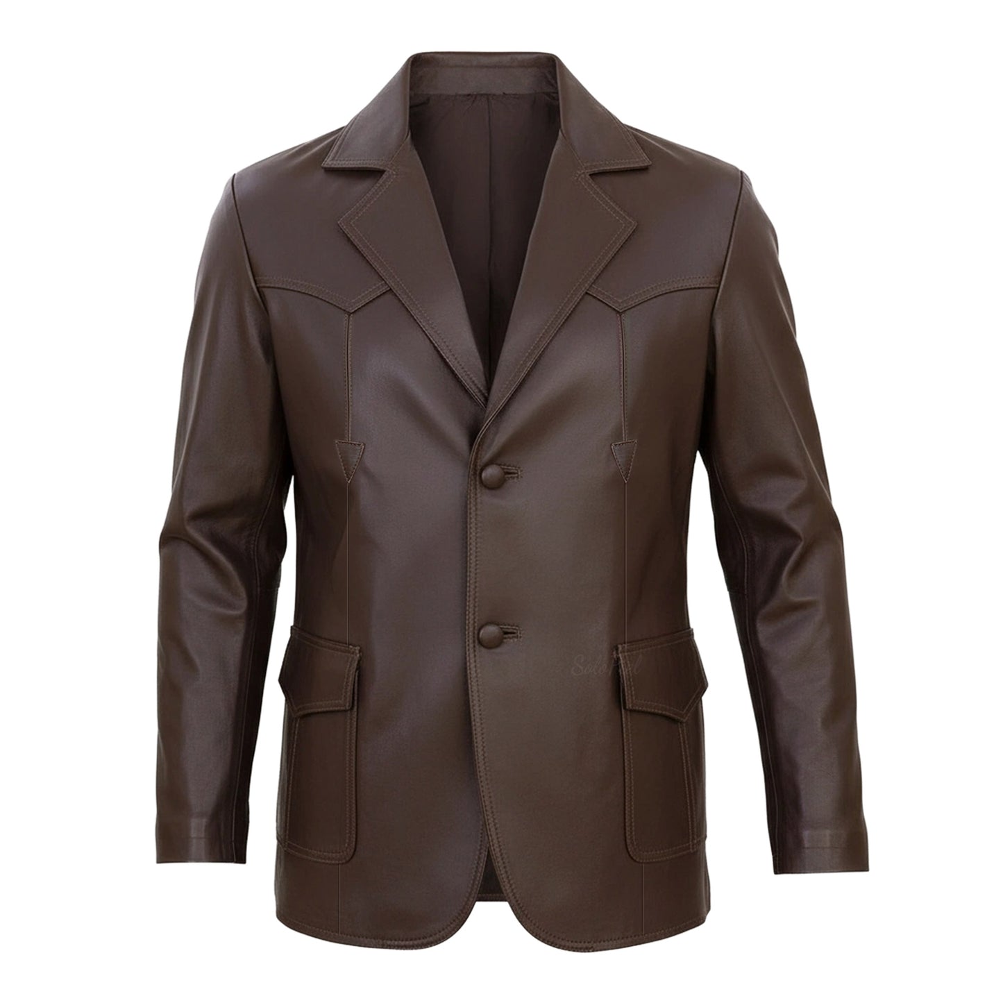 Saco Vaquero de Piel de Borrego para Caballero