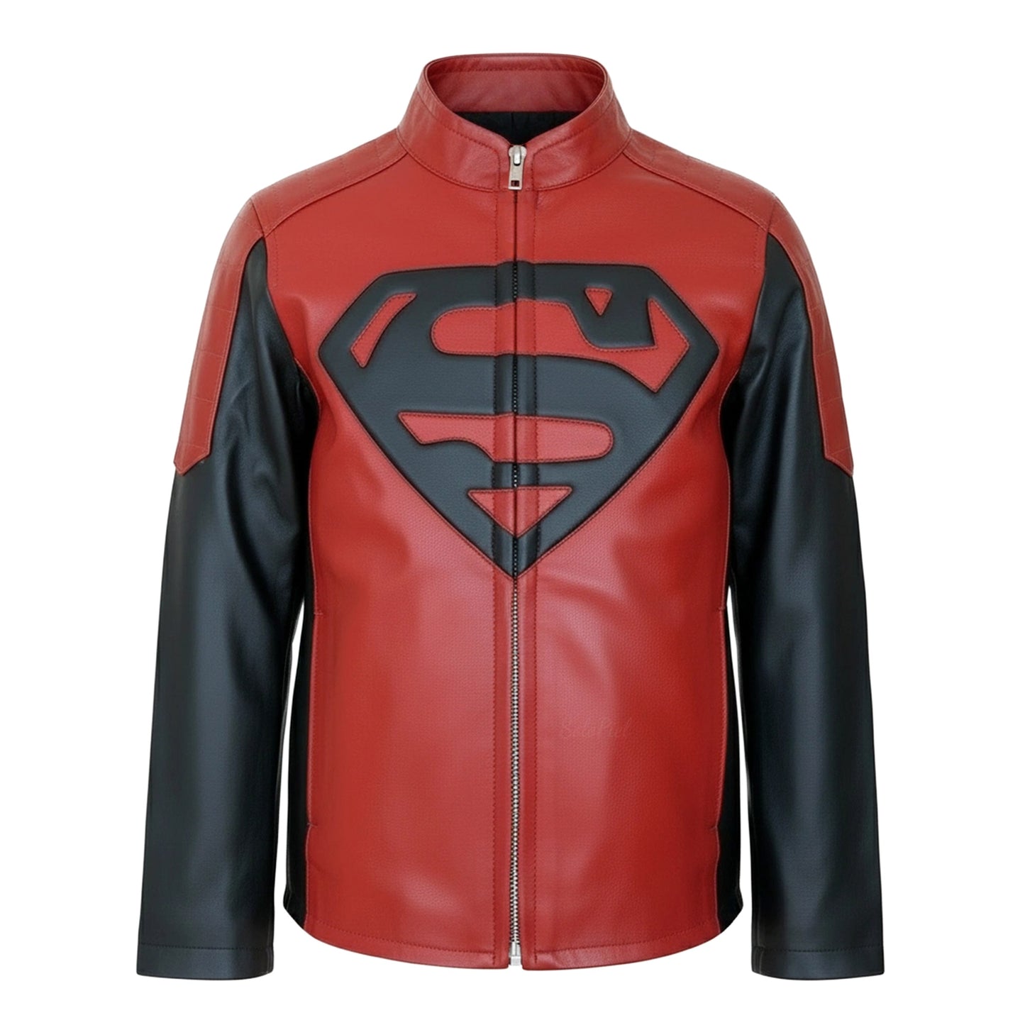 Chamarra de Piel  Estilo Superman Para Niño