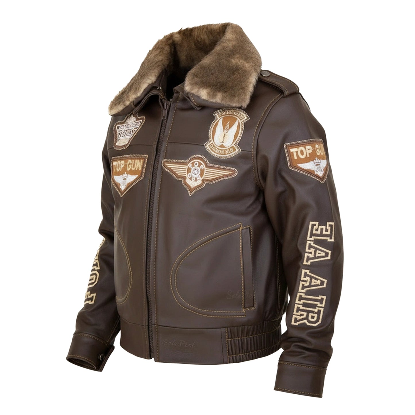 Chamarra de Piel de Borrego para Niño o Niña Tipo Aviador