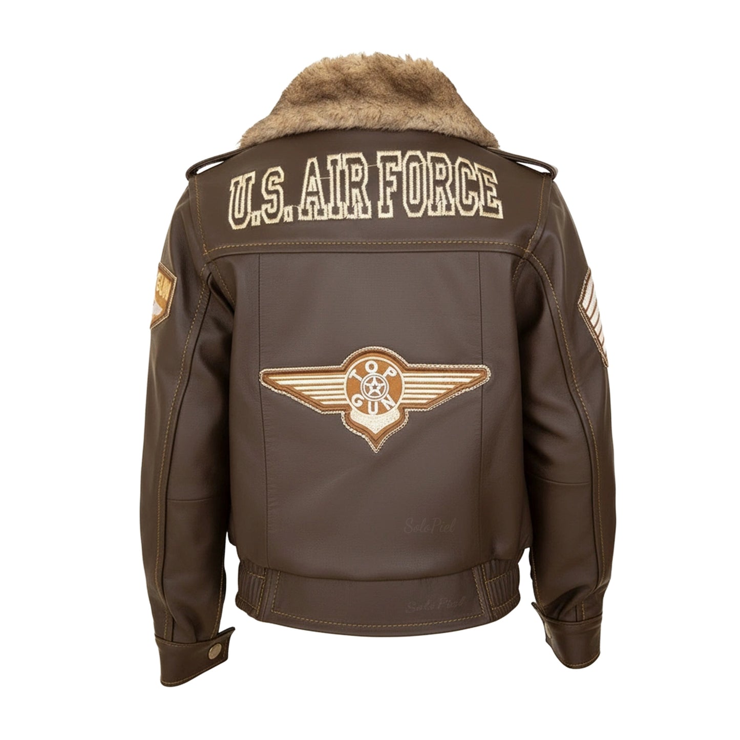 Chamarra de Piel de Borrego para Niño o Niña Tipo Aviador