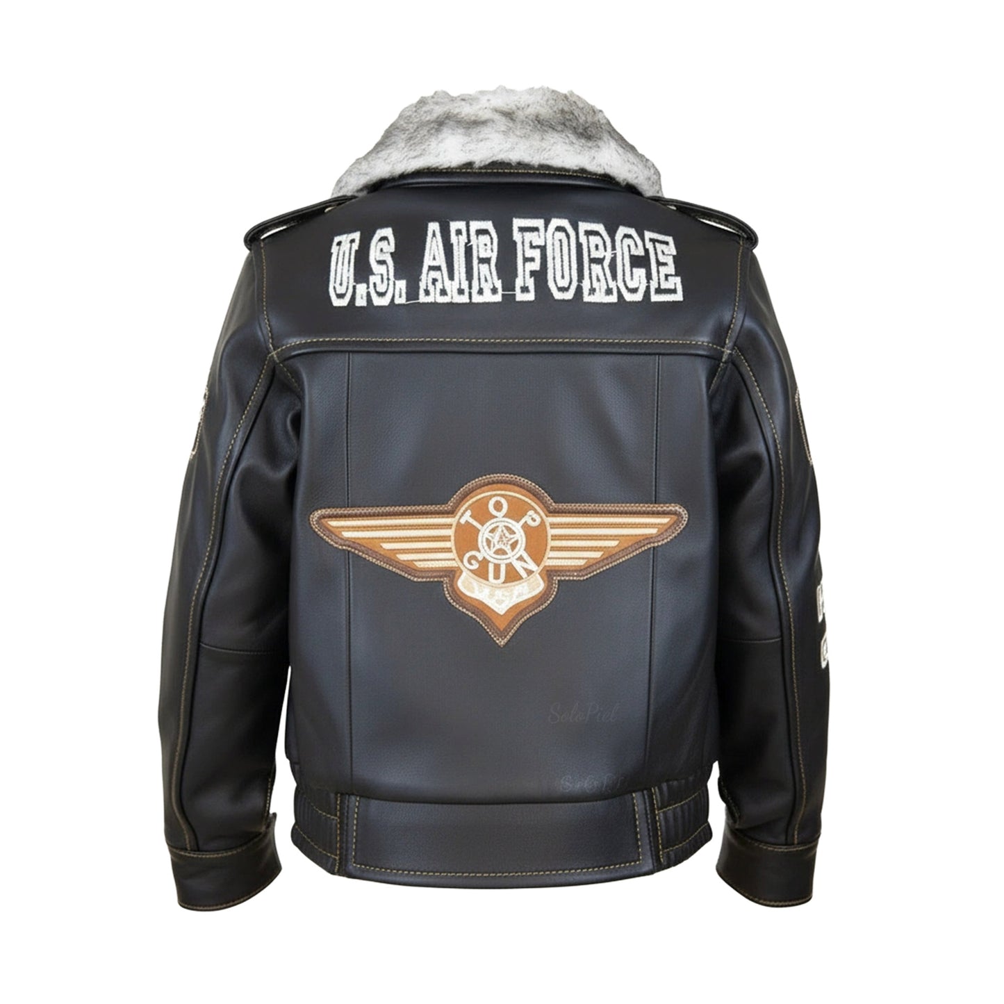 Chamarra de Piel de Borrego para Niño o Niña Tipo Aviador