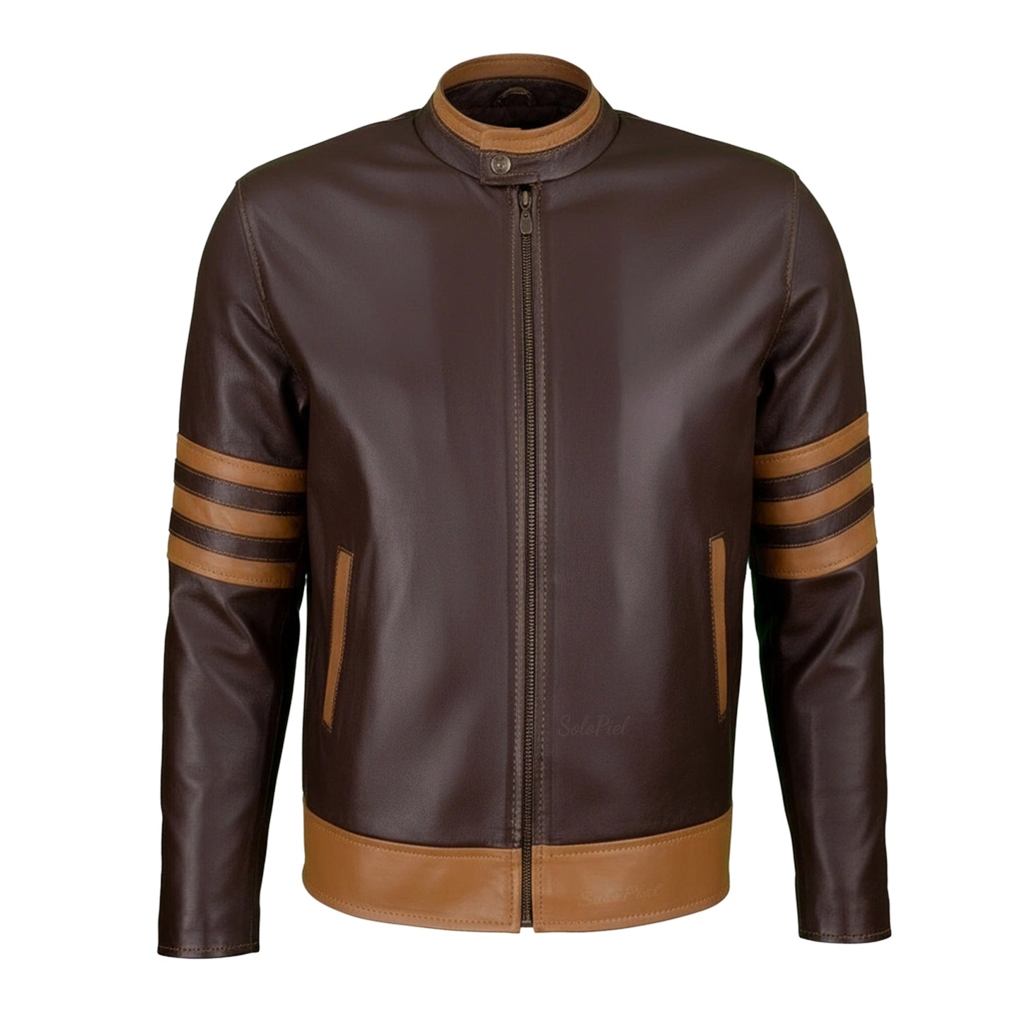 Chamarra de Piel de Borrego para Caballero Estilo Wolverine