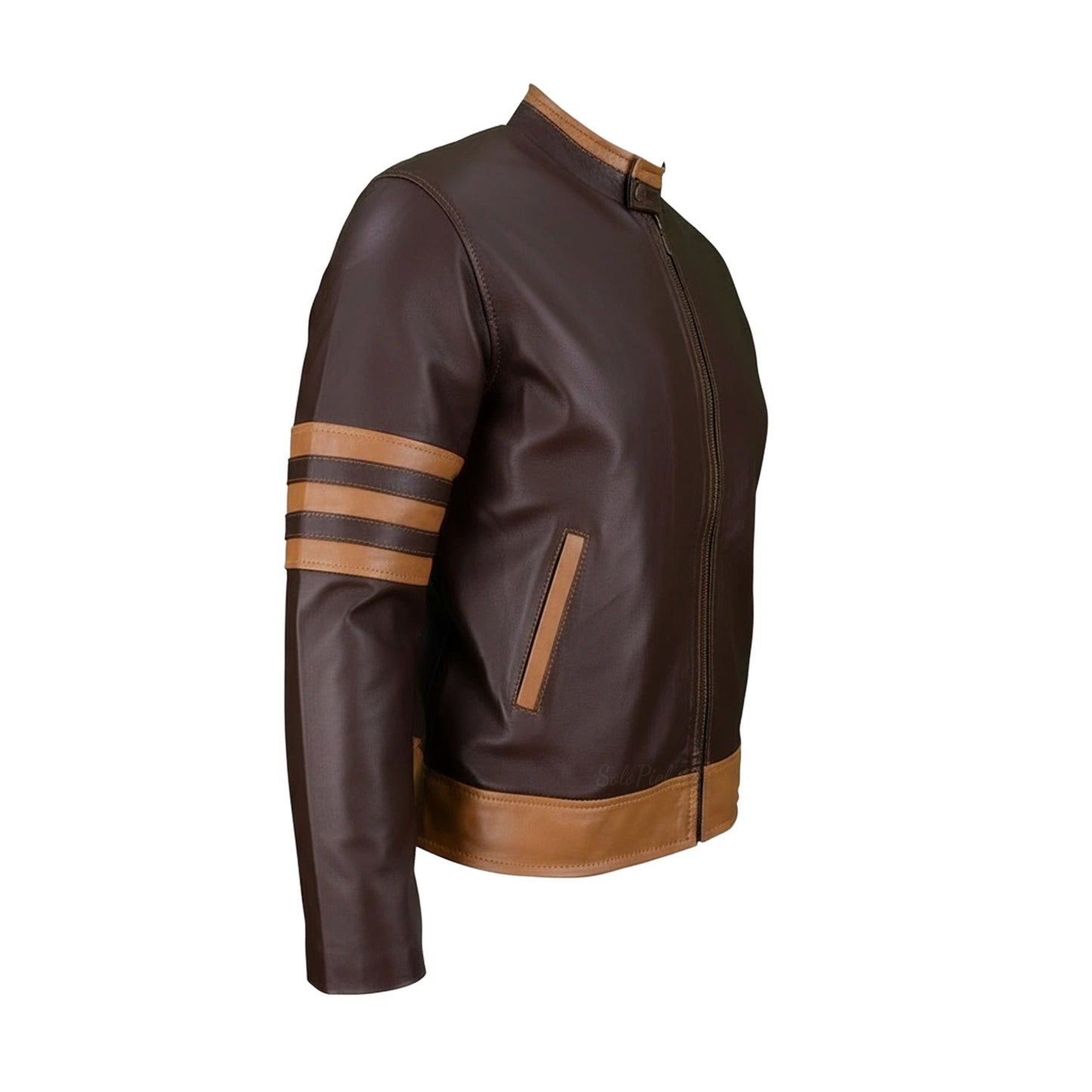 Chamarra de Piel de Borrego para Caballero Estilo Wolverine