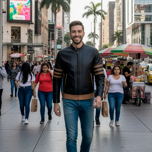 Chamarra de Piel de Borrego para Caballero Estilo Wolverine