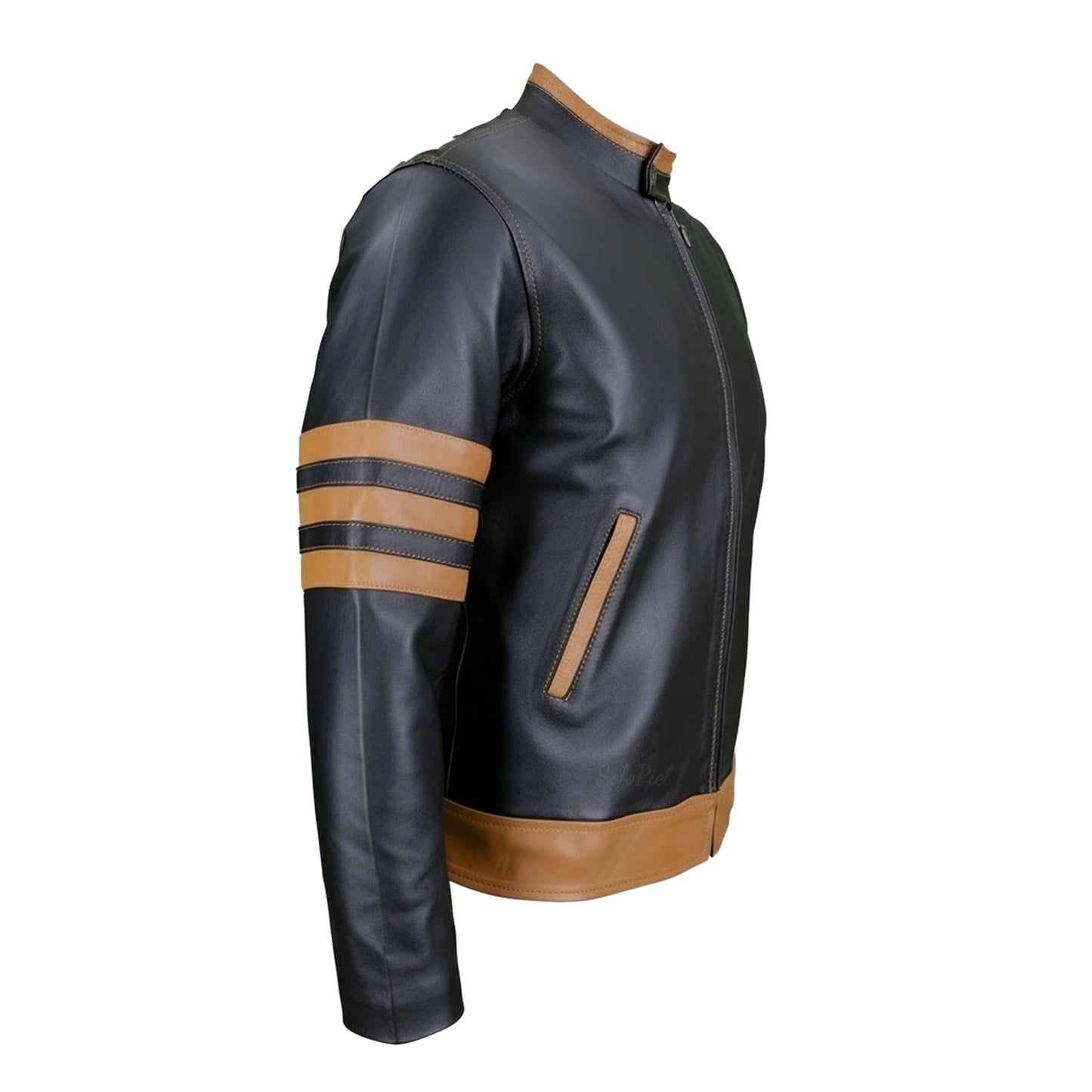 Chamarra de Piel de Borrego para Caballero Estilo Wolverine