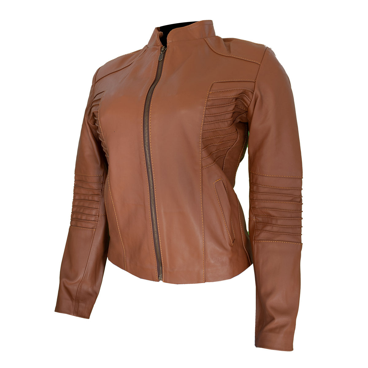 Chamarra de Piel para Dama Modelo IRAZU –1