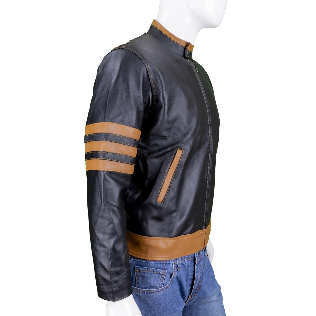 Chamarra de piel wolverine new arrivals