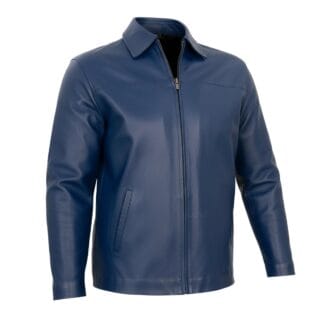 Chamarra de Piel de Borrego para Caballero Italiano Cuello Sport Corte Regular | Solopiel Cuero Genuino