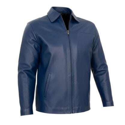 Chamarra de Piel de Borrego para Caballero Italiano Cuello Sport Corte Regular
