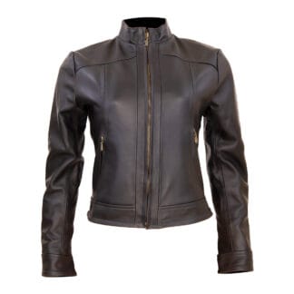 Chamarra de Piel de Borrego para Dama Torera Jade Corte Slim Fit | Solopiel Cuero Genuino