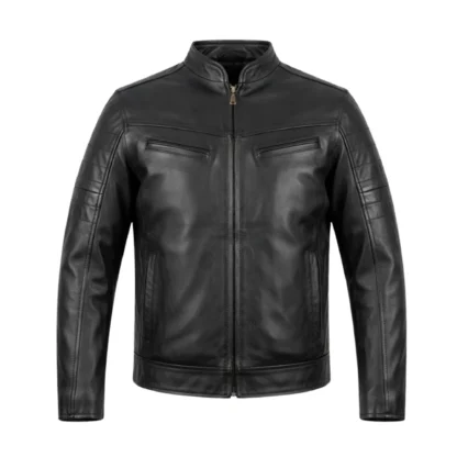 Chamarra de Piel de Borego para Caballero Modelo Noé Corte Slim Fit